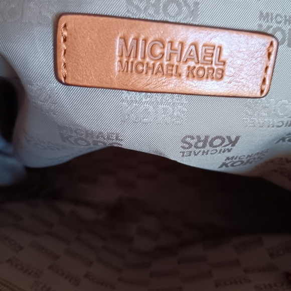 Michael Kors Canvas Varsity Stripe Tote - Picture 7 of 11